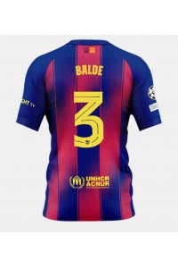 Barcelona Alejandro Balde #3 Jalkapallovaatteet Kotipaita 2025-26 Lyhythihainen